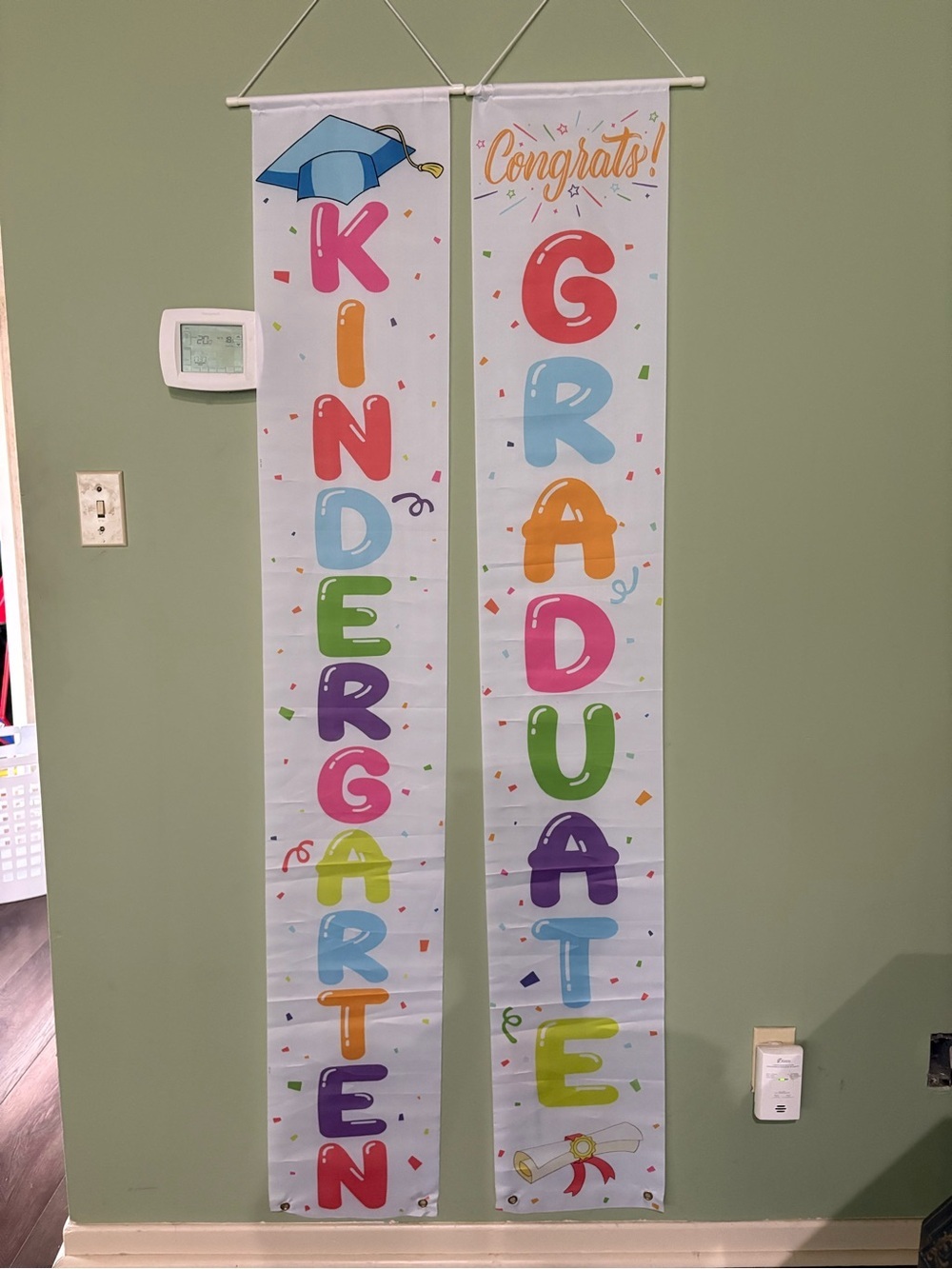Kindergarden Graduation Banner Like New